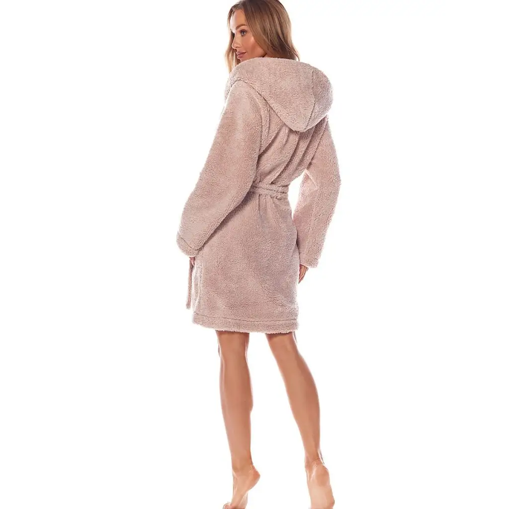 Bathrobe model 172764 Beige by L&L collection - Bathrobes