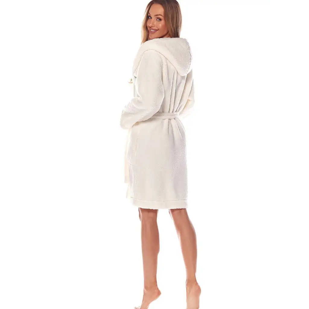 Bathrobe model 172766 Beige by L&L collection - Bathrobes