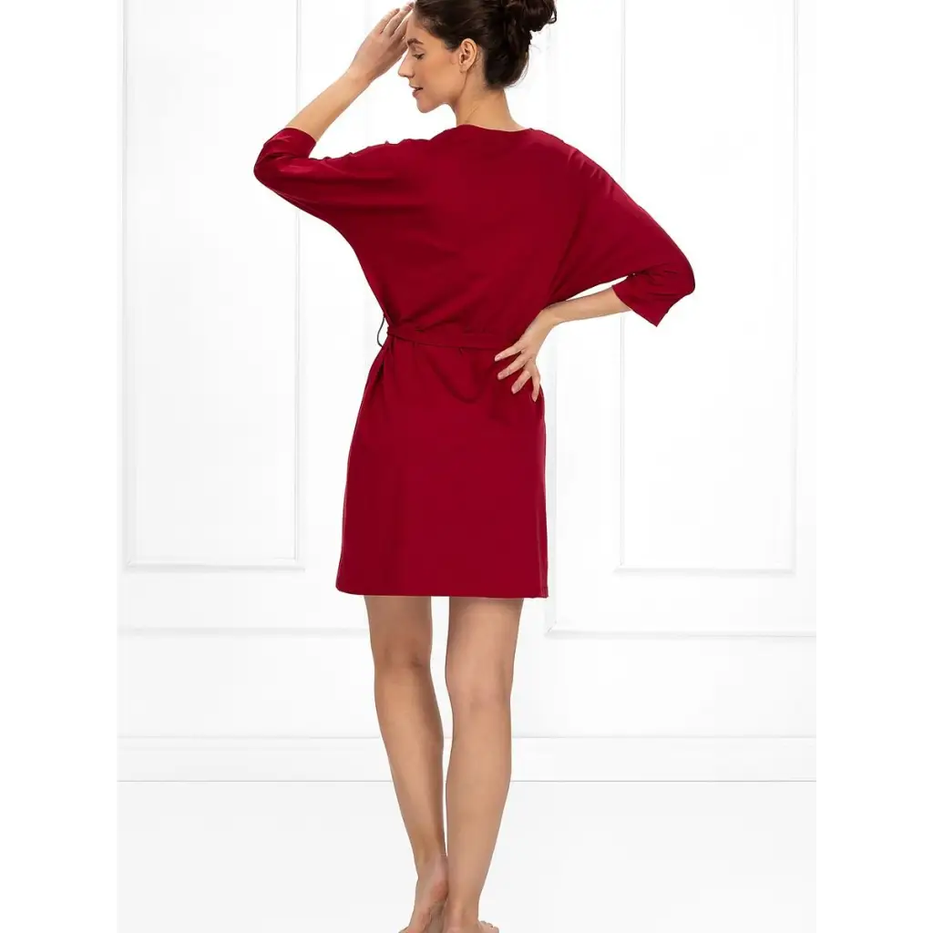 Bathrobe model 176521 Red by Momenti Per Me - Bathrobes