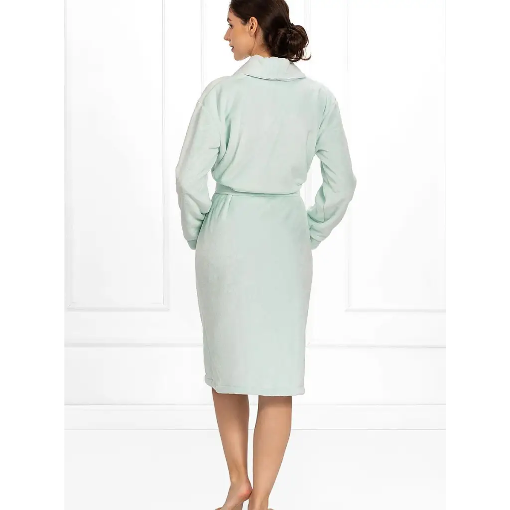 Bathrobe model 178589 Green by Momenti Per Me - Bathrobes