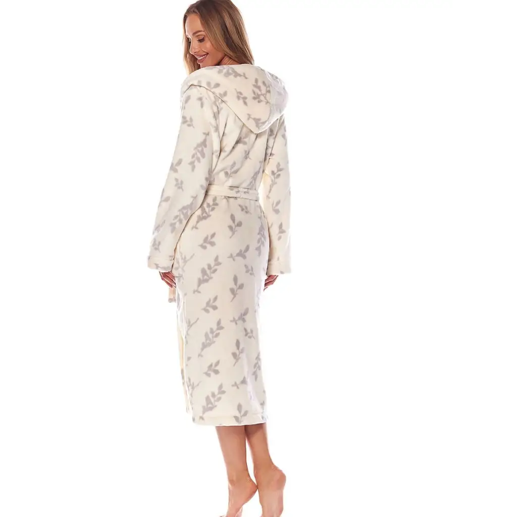Bathrobe model 186211 Beige by L&L collection - Bathrobes