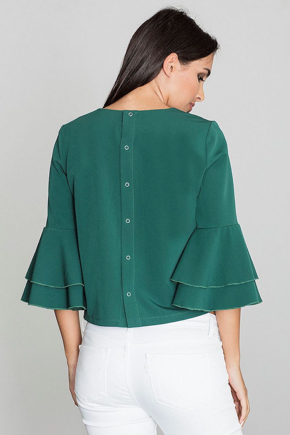 Blouse model 111061 Green by Figl - Blouses