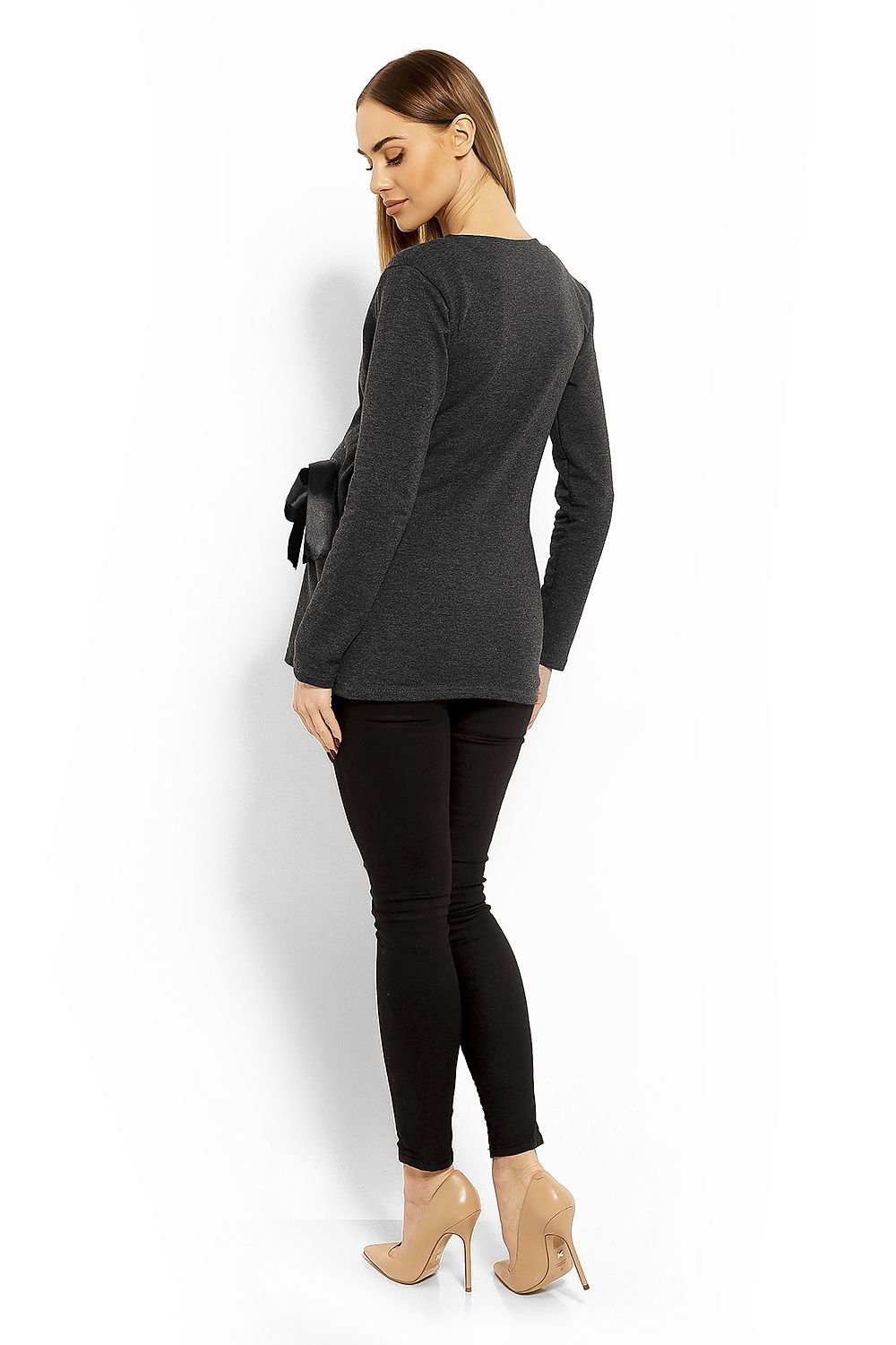 Blouse model 113237 Grey by PeeKaBoo - Blouses