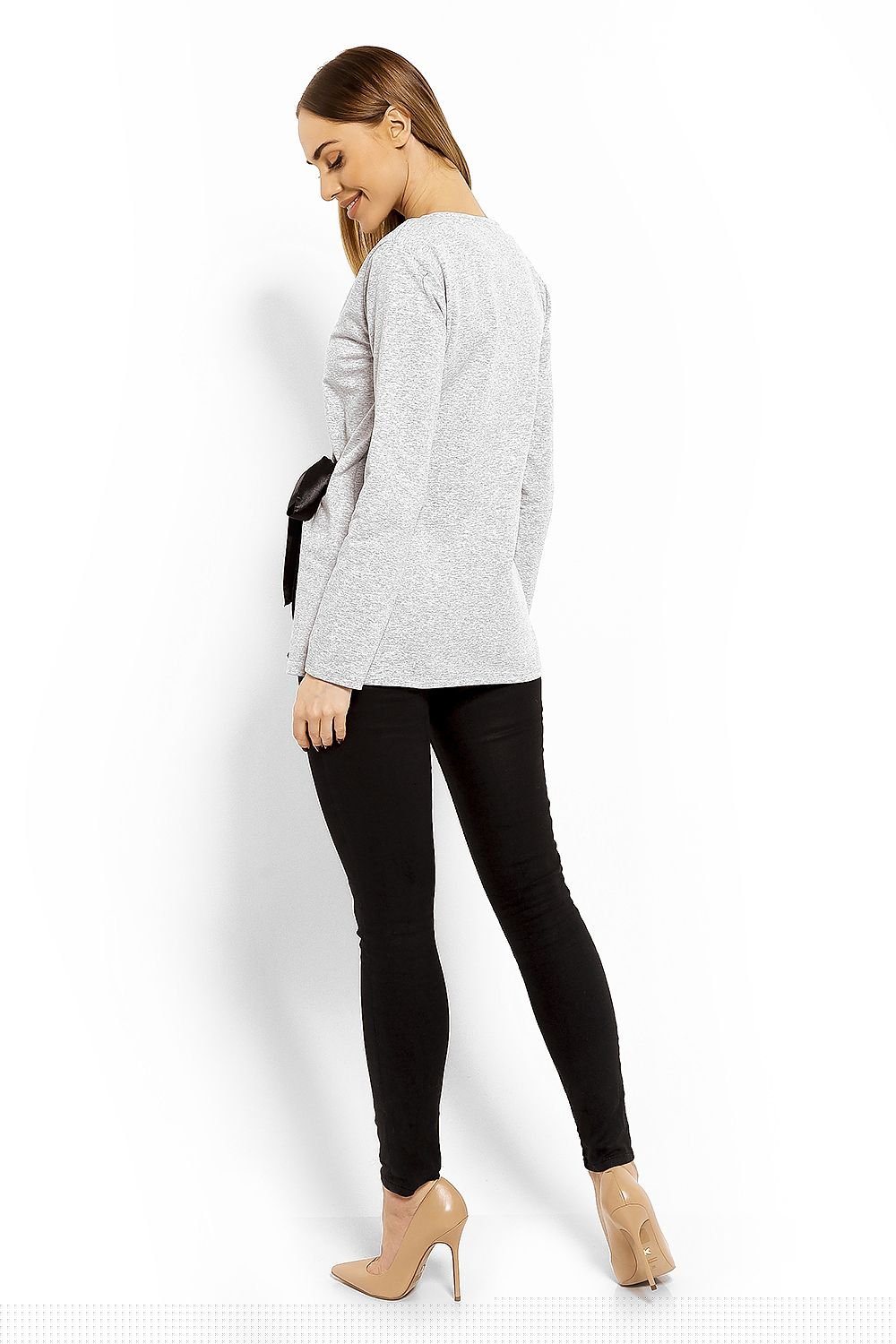 Blouse model 113249 Grey by PeeKaBoo - Blouses