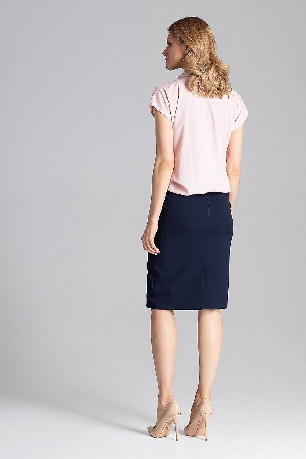 Blouse model 129816 Pink by Figl - Blouses