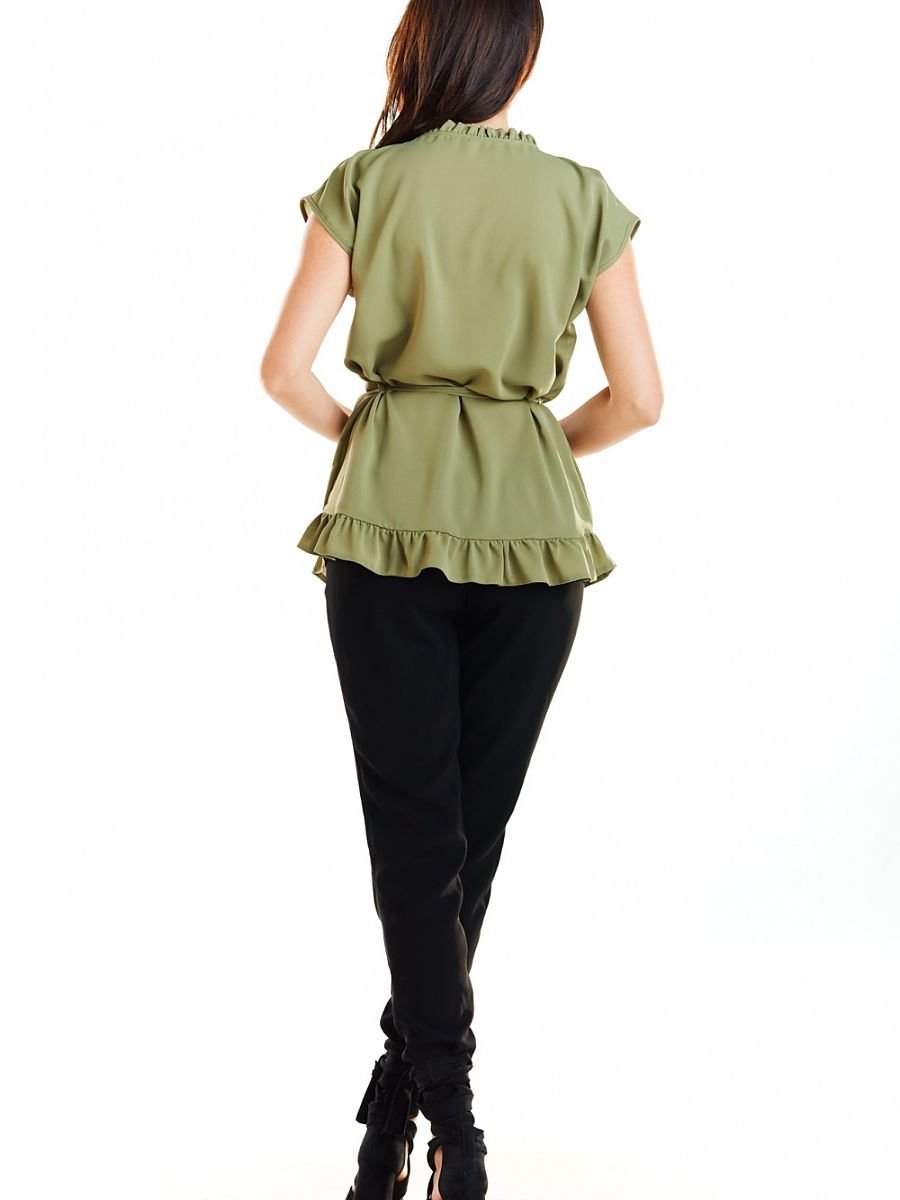 Blouse model 129954 Green by awama - Blouses
