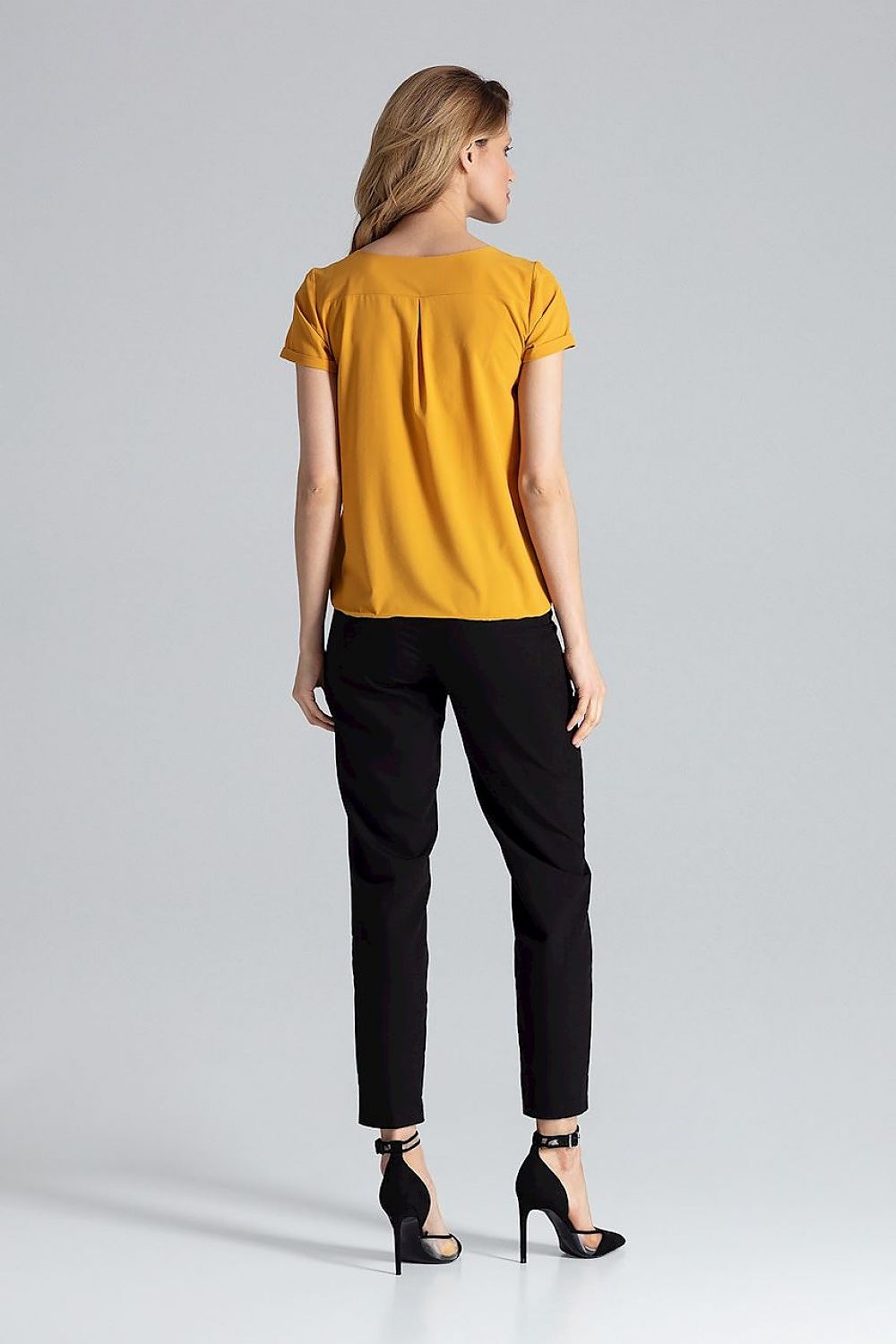 Blouse model 132479 Yellow by Figl - Blouses