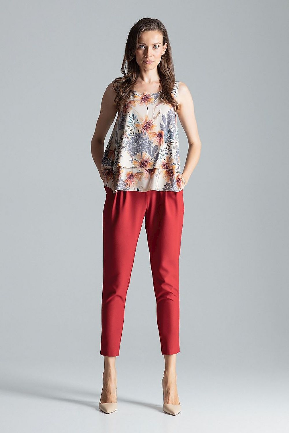 Blouse model 135769 Multicolor by Figl - Blouses