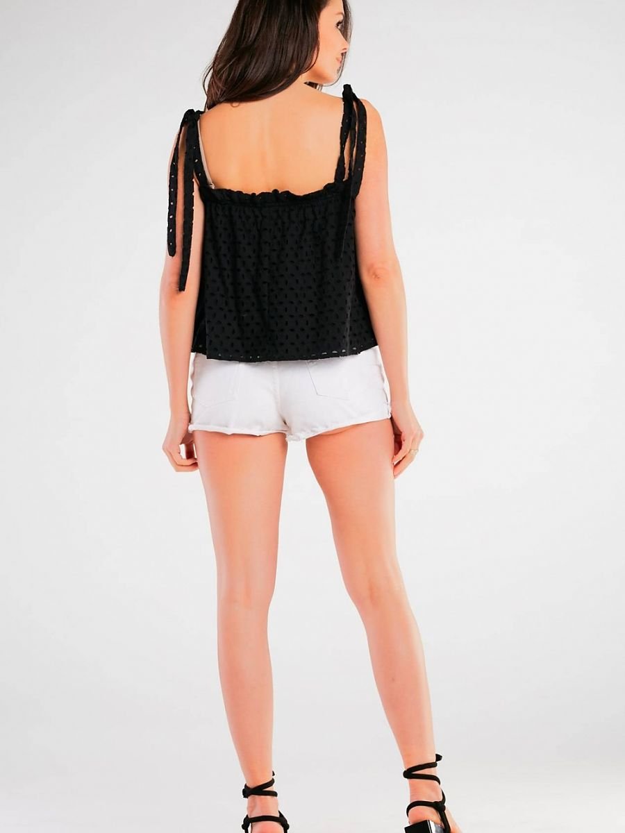 Blouse model 166804 Black by awama - Blouses