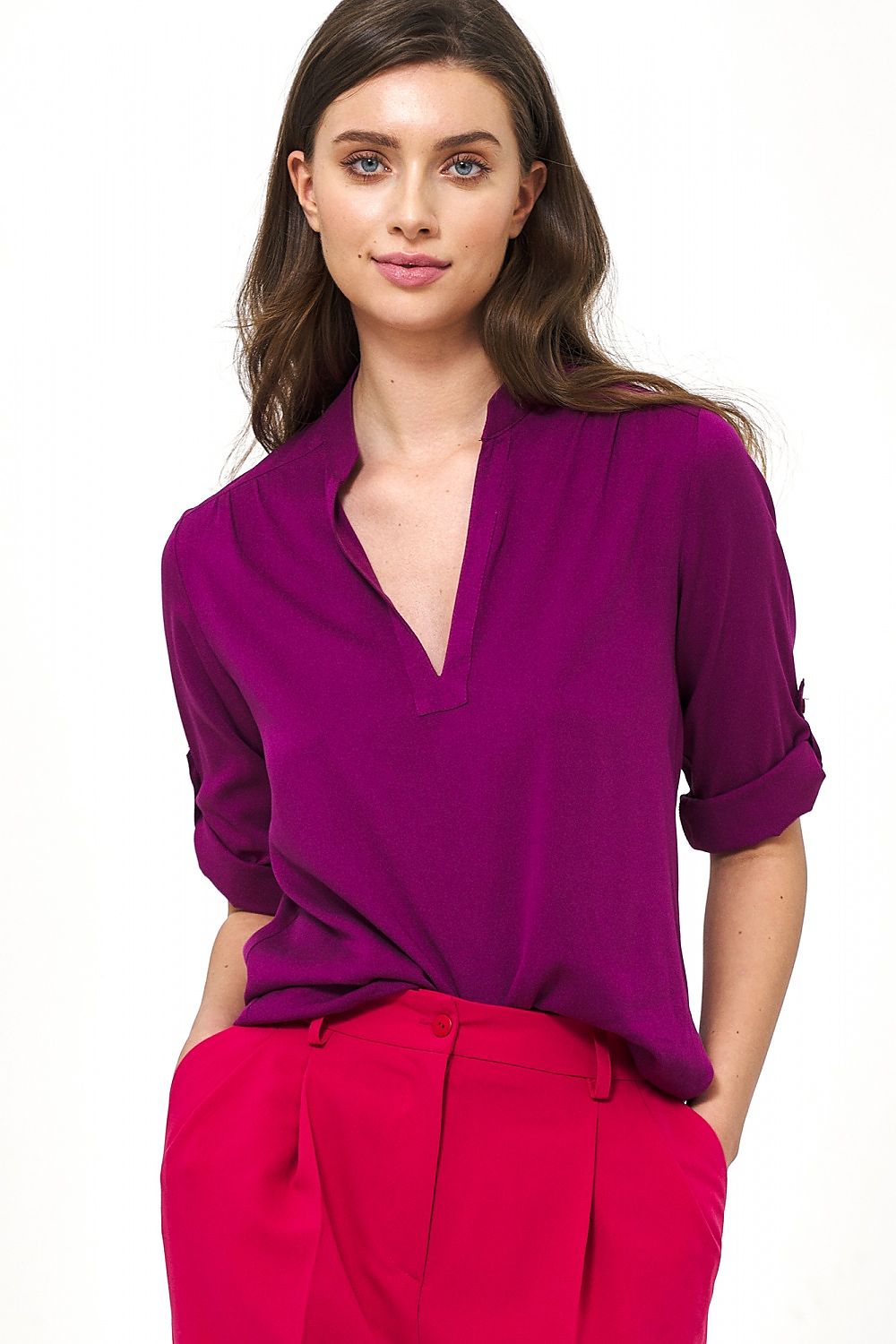 Blouse model 178012 Violet by Nife - Blouses