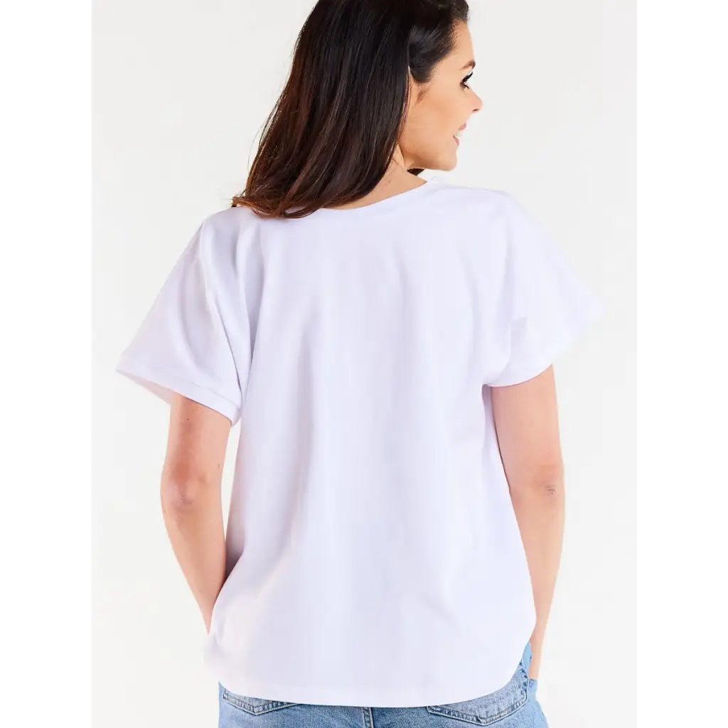 Blouse model 181268 White by Infinite You - One Size -