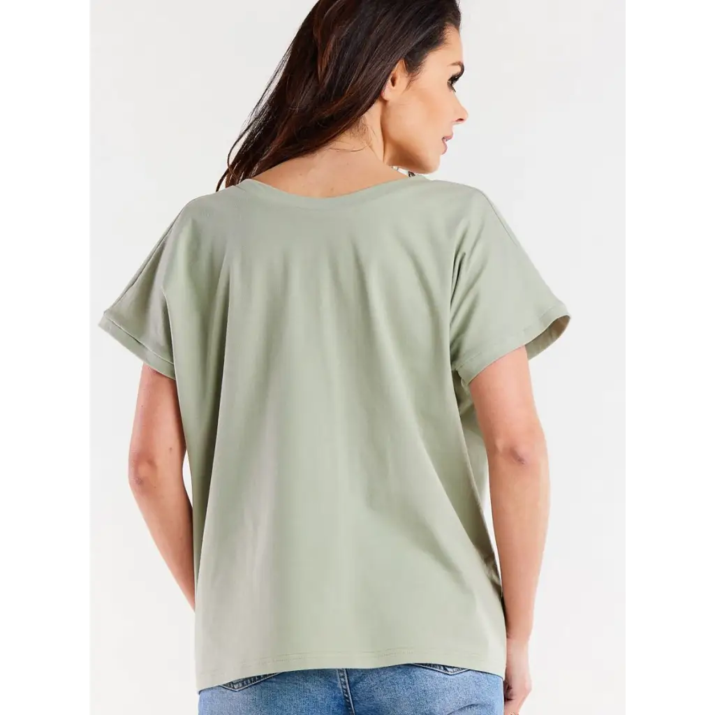 Blouse model 181269 Green by Infinite You - One Size -