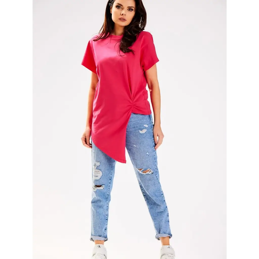 Blouse model 182022 Pink by Infinite You - Blouses