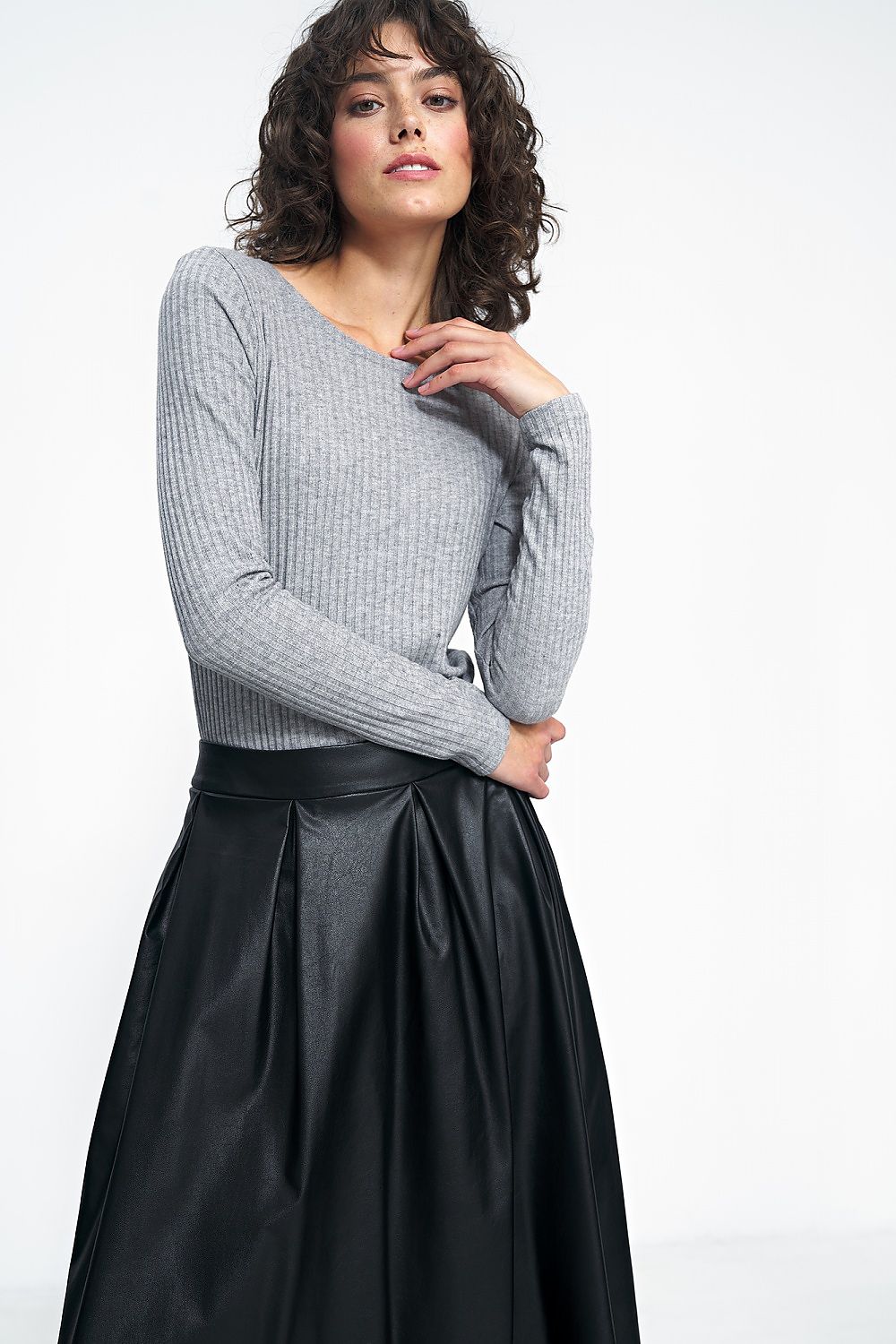 Blouse model 186846 Grey by Nife - Blouses