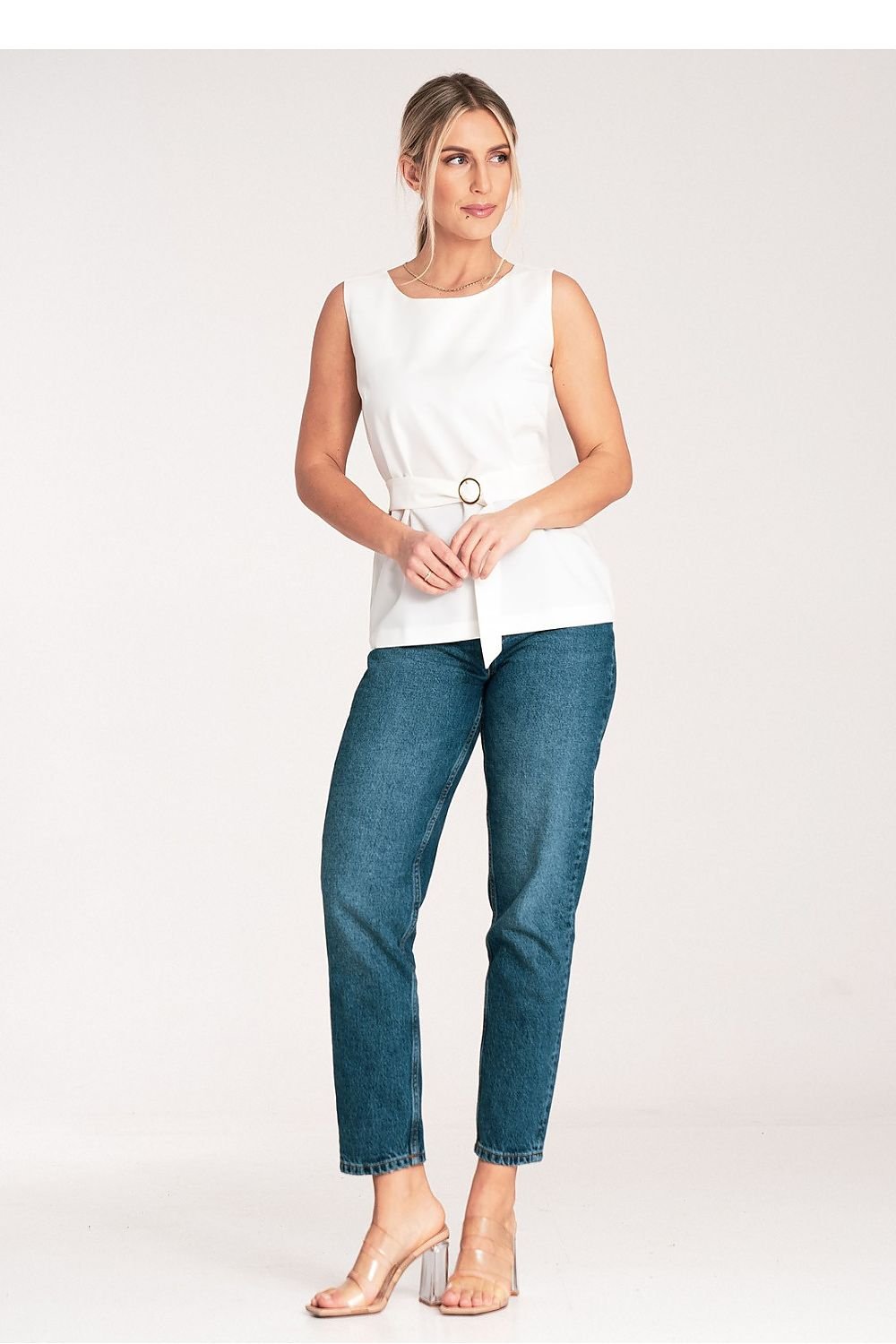 Blouse model 204321 Beige by Figl - Blouses