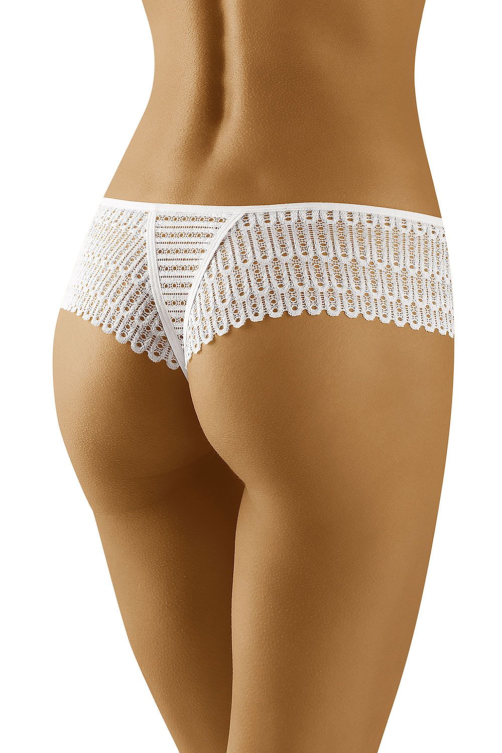 Brazilian style panties model 127423 White by Wolbar