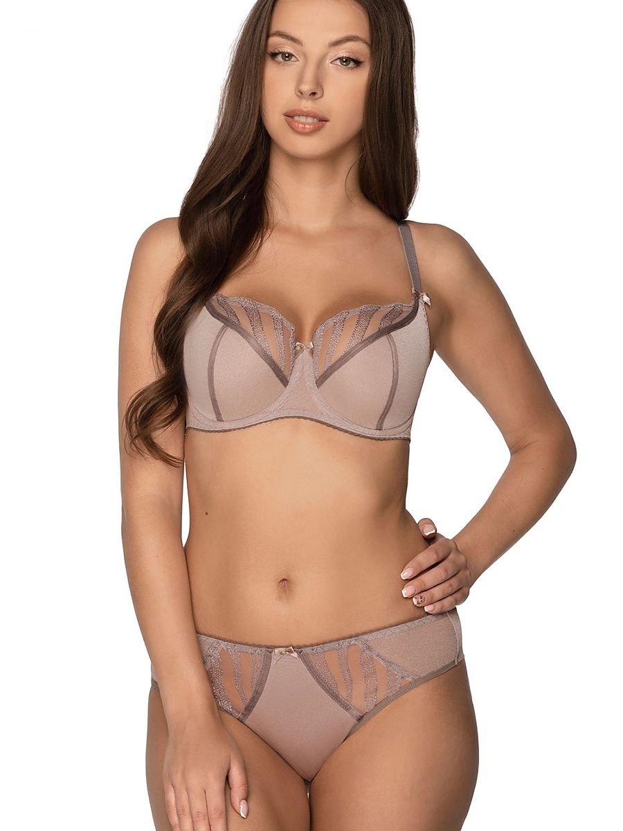 Brazilian style panties model 189371 Grey by Gaia - Panties