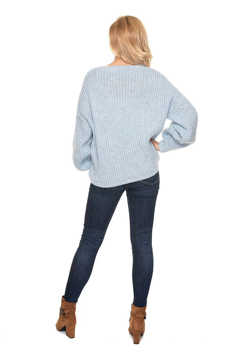 Cardigan model 156915 Blue by PeeKaBoo - One Size