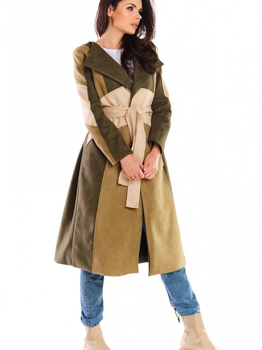 Coat model 158797 Green by awama - Coats