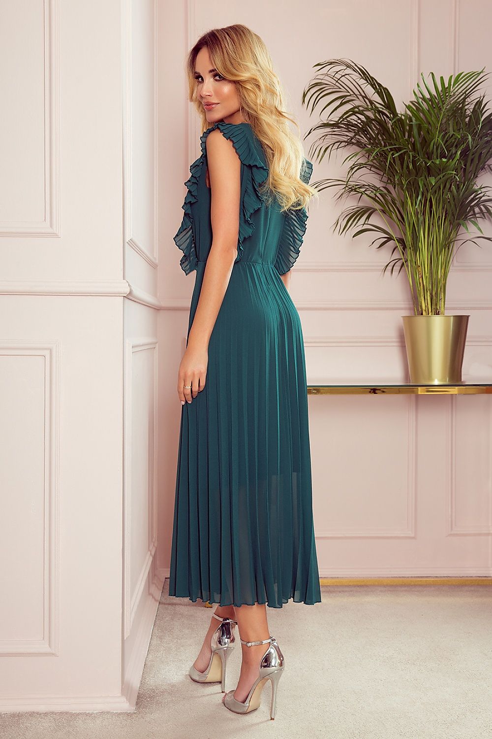 Cocktail dress model 145554 Green by Numoco - Midi Dresses