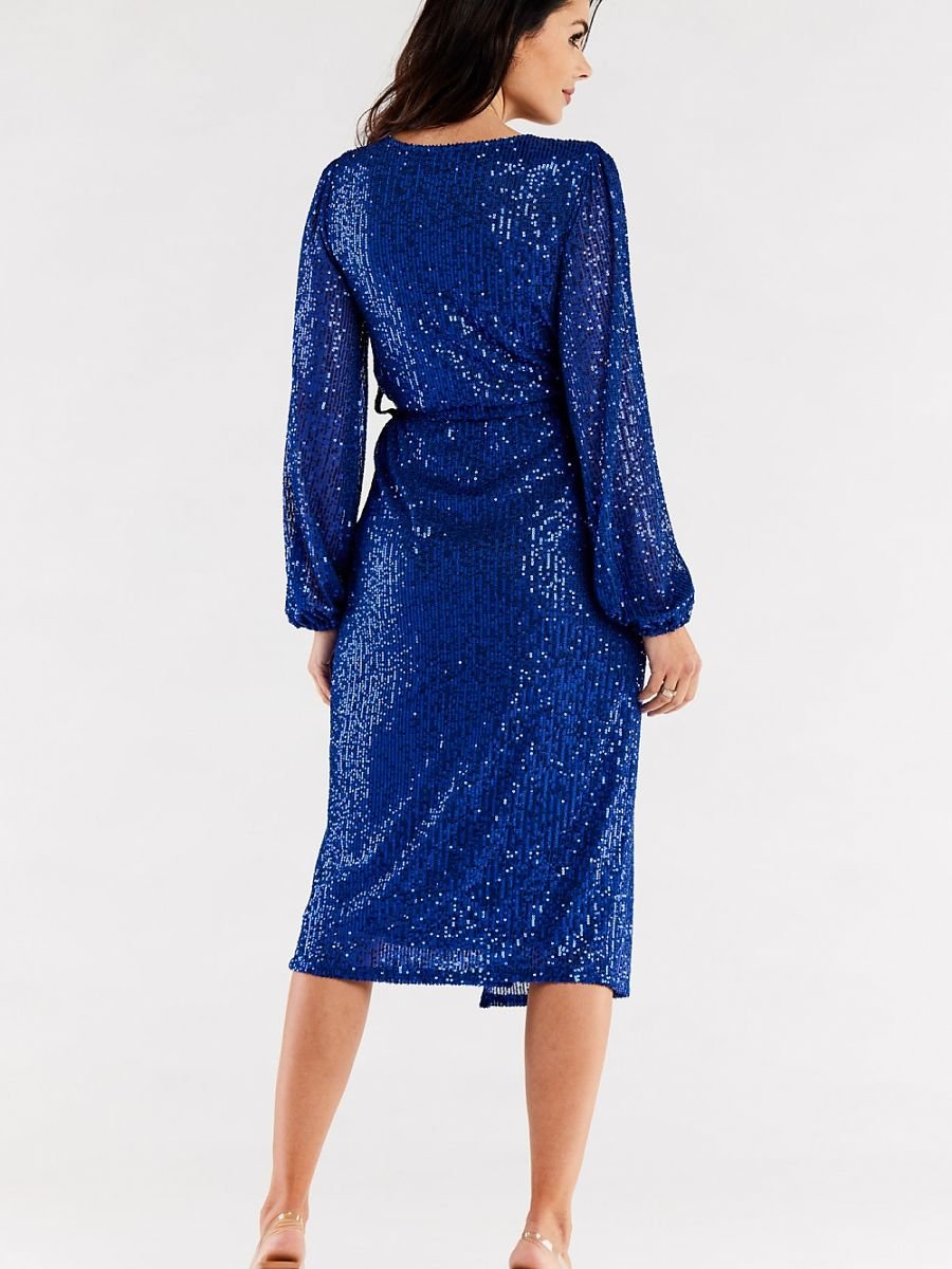 Evening dress model 174350 Blue by awama - Midi Dresses