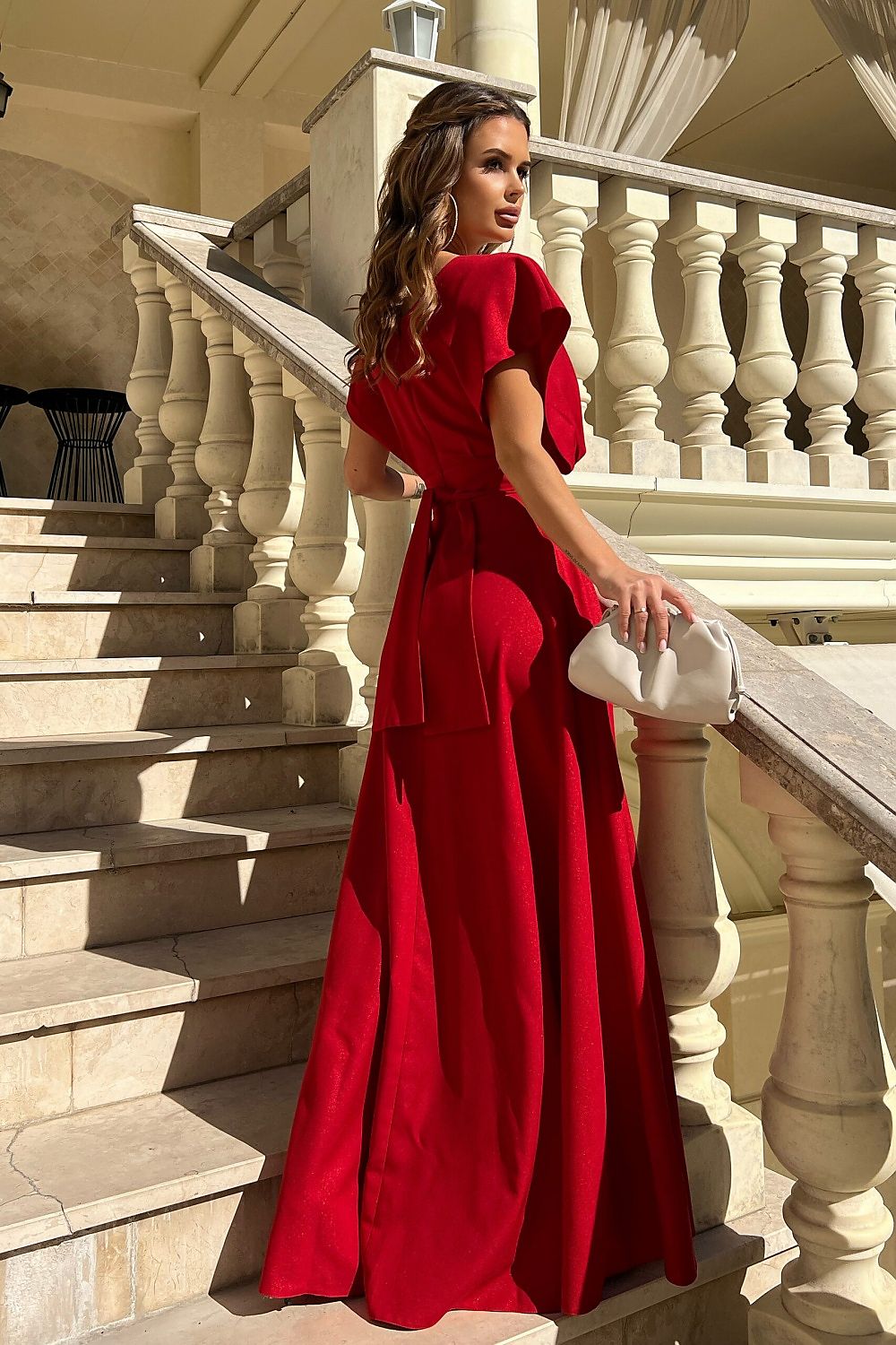 Evening dress model 187287 Red by Bicotone - Long Dresses