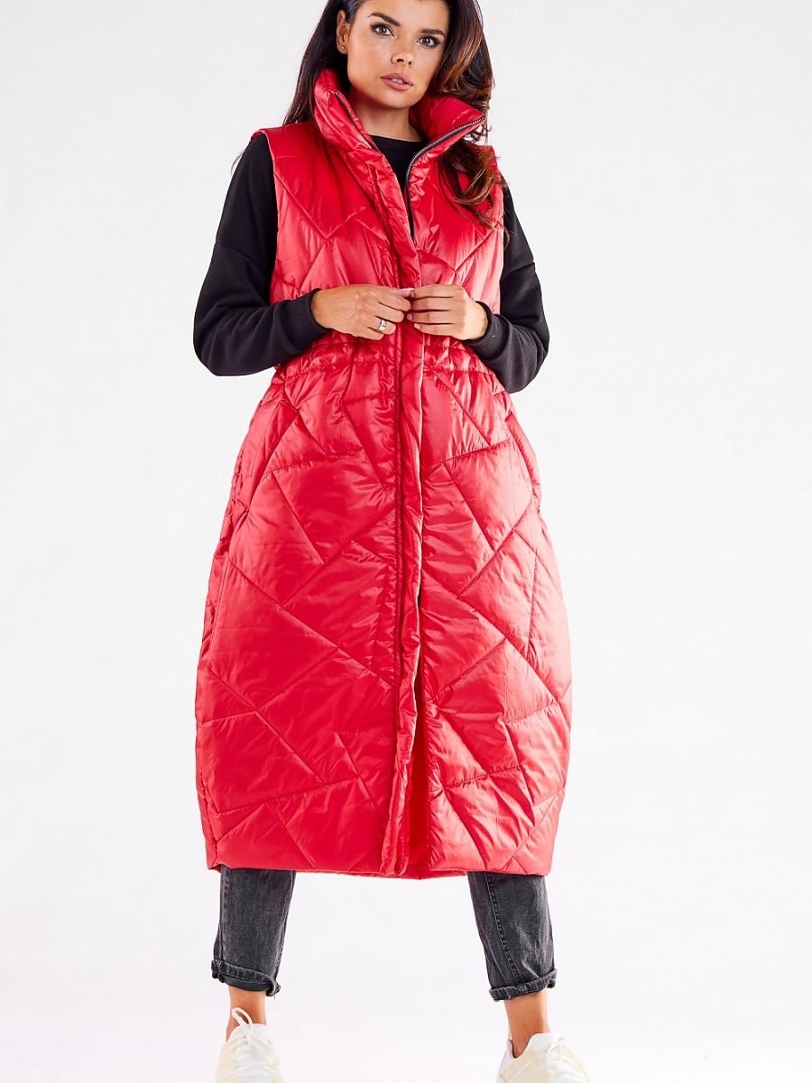Gilet model 173868 Red by awama - Gilet