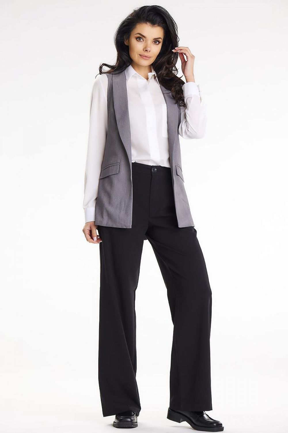 Gilet model 195852 Grey by awama - Gilet