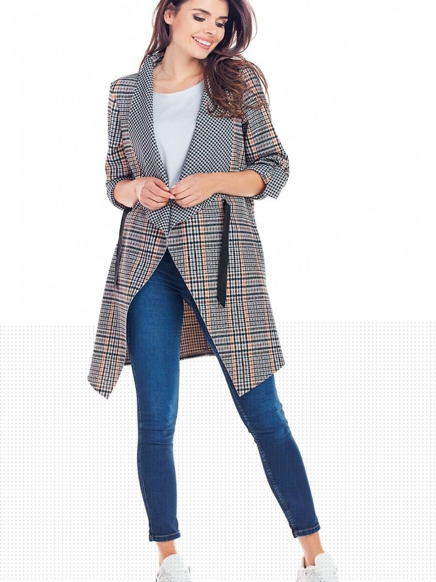 Jacket model 148983 Navy Blue by awama - Jackets