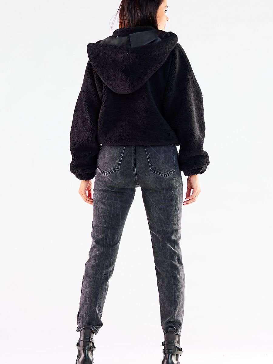 Jacket model 173899 Black by awama - S/M - Women’s Autumn