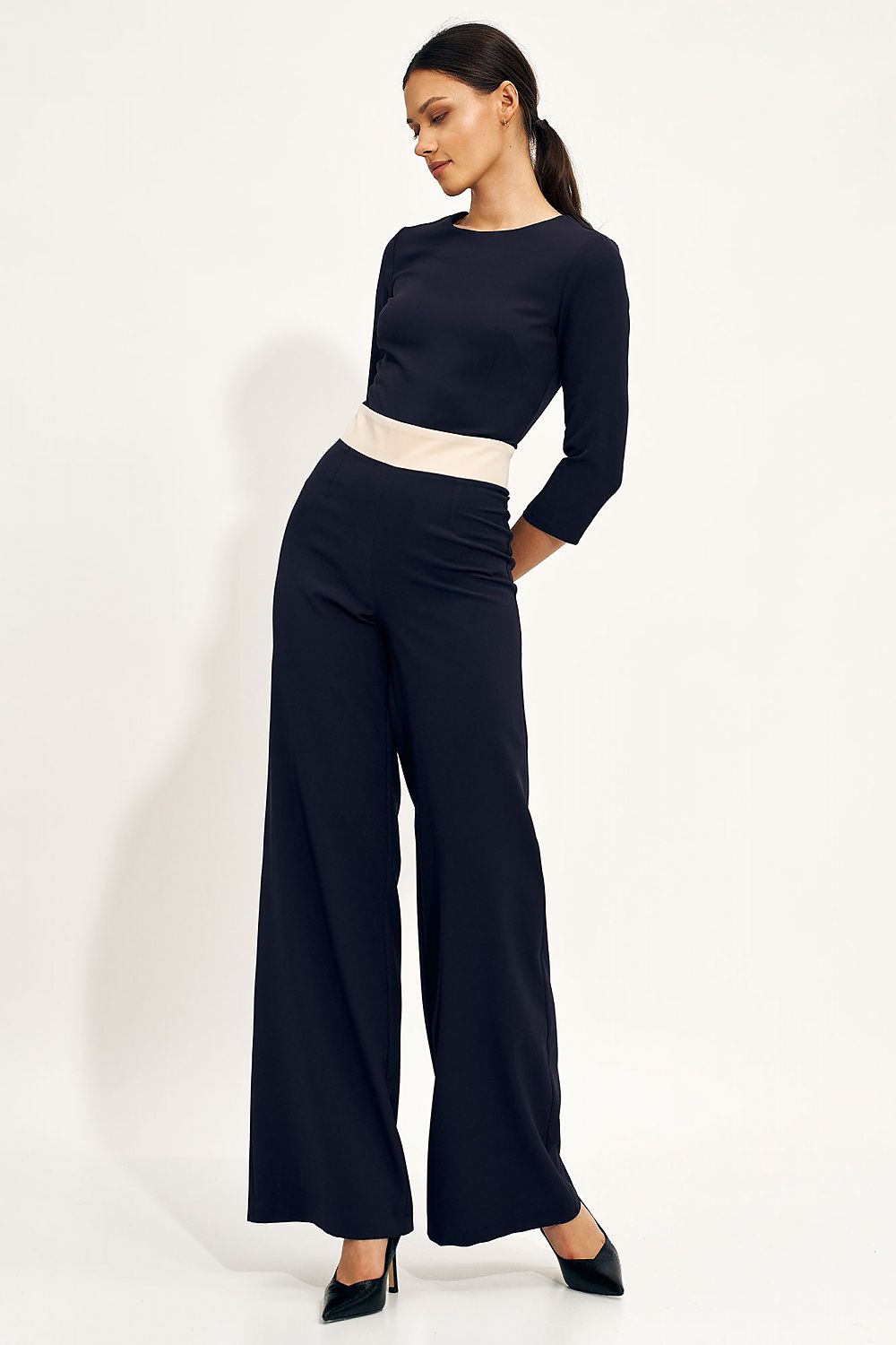 Jumpsuit model 171884 Navy Blue by Nife - Jumpsuits