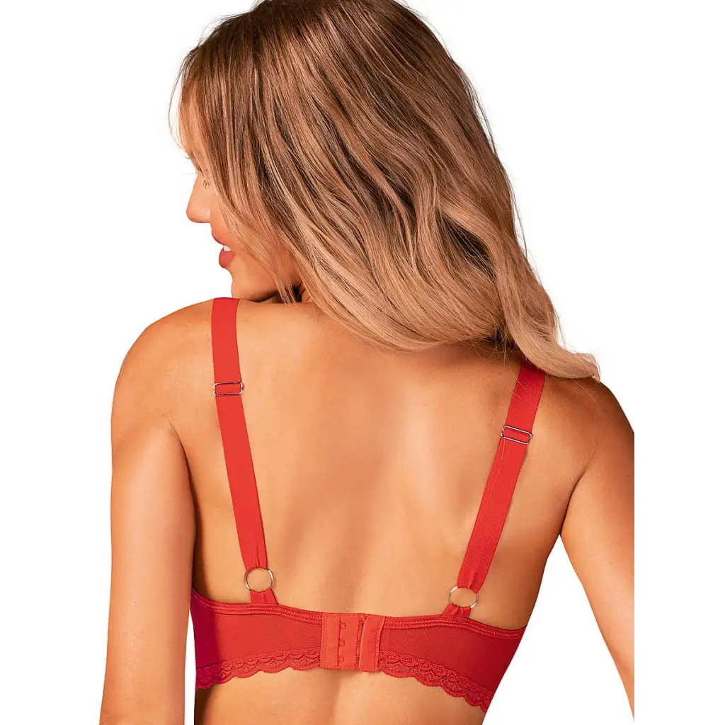 Padded bra model 174574 Red by Obsessive - Bras