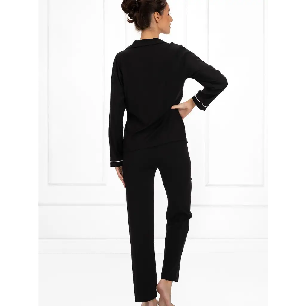 Pyjama model 175043 Black by Momenti Per Me - Pyjamas