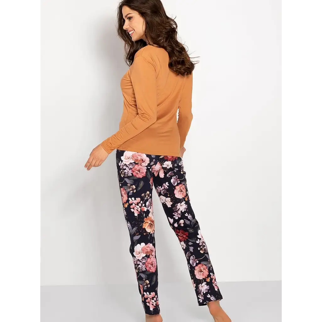 Pyjama model 183829 Brown by Momenti Per Me - Pyjamas