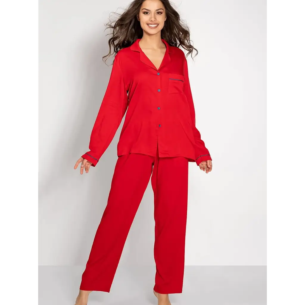 Pyjama model 187519 Red by Momenti Per Me - Pyjamas