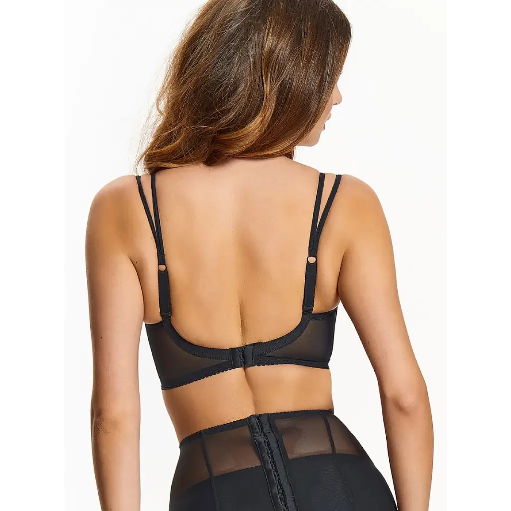 Semi-soft bra model 136876 Black by Kostar - Bras