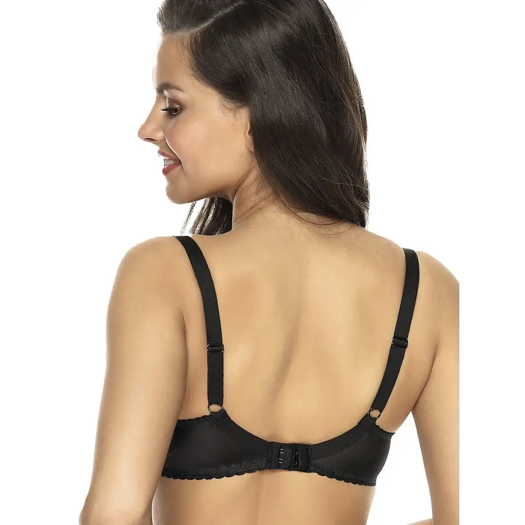 Semi-soft bra model 161241 Black by Gaia - Bras