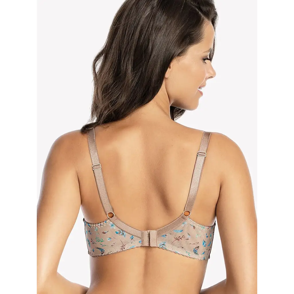Semi-soft bra model 168849 Beige by Gaia - Bras