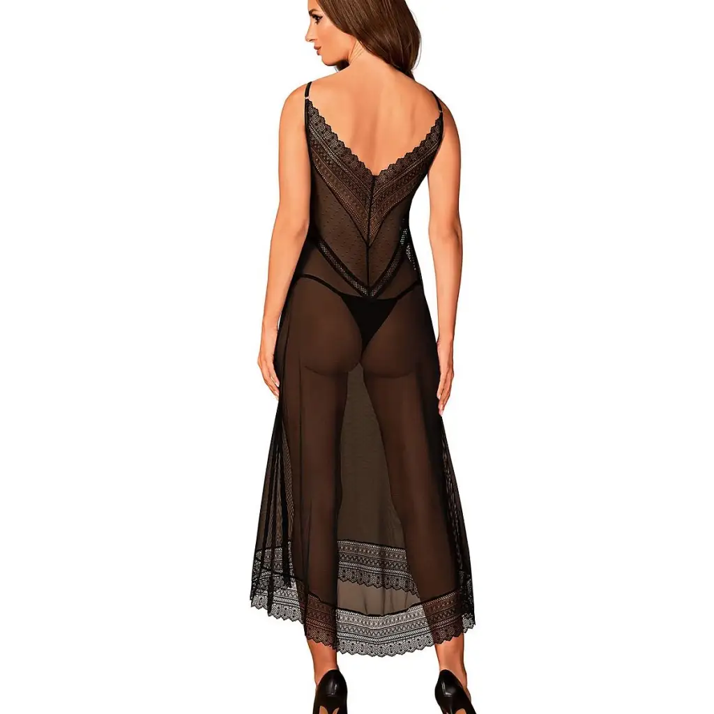 Sexy shirt model 173110 Black by Obsessive - Nightgowns