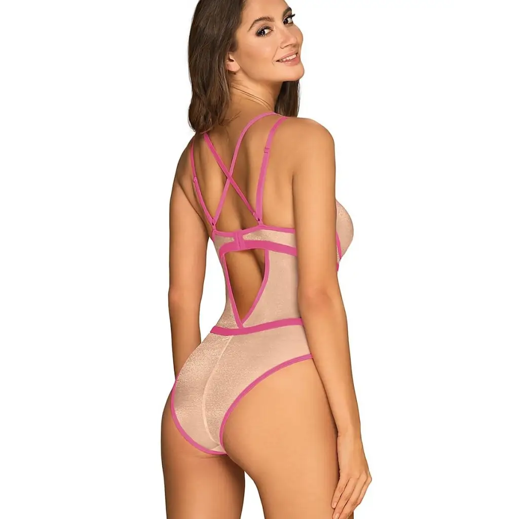 Shapewear Body model 155833 Beige by Obsessive - Bodysuits