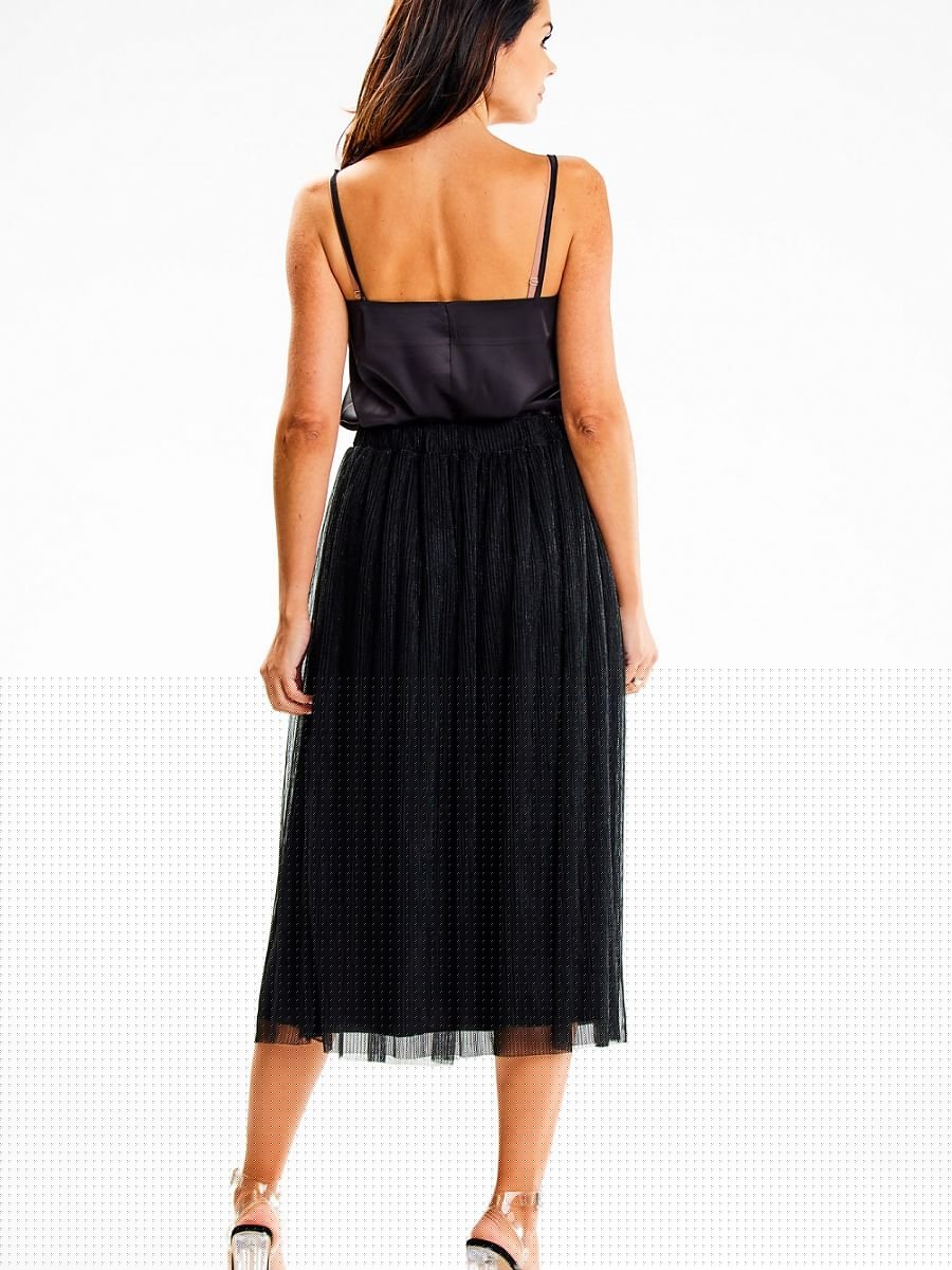 Skirt model 189426 Black by awama - Midi Skirts