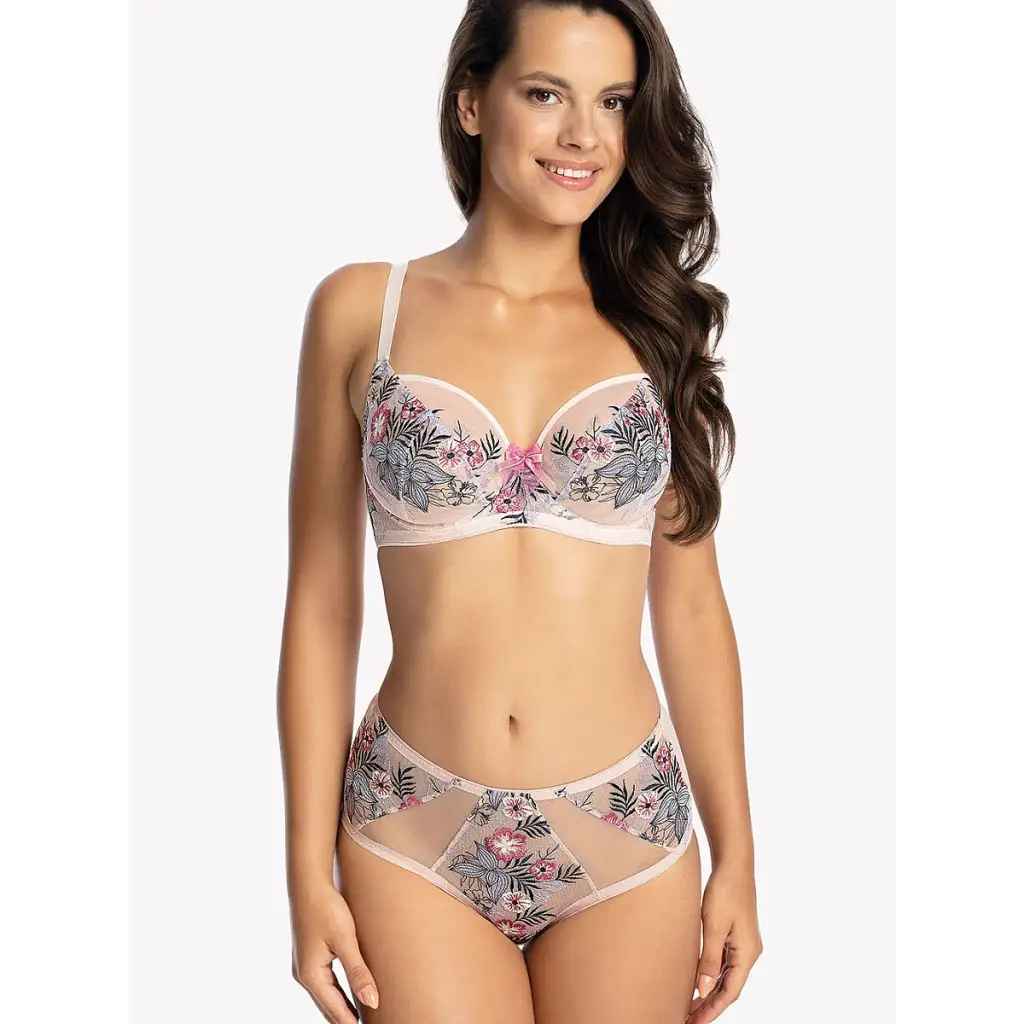 Soft bra model 168847 Pink by Gaia - Bras