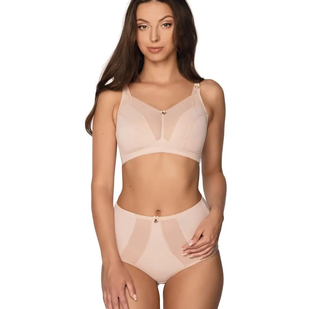 Soft bra model 173296 Beige by Gaia - Bras