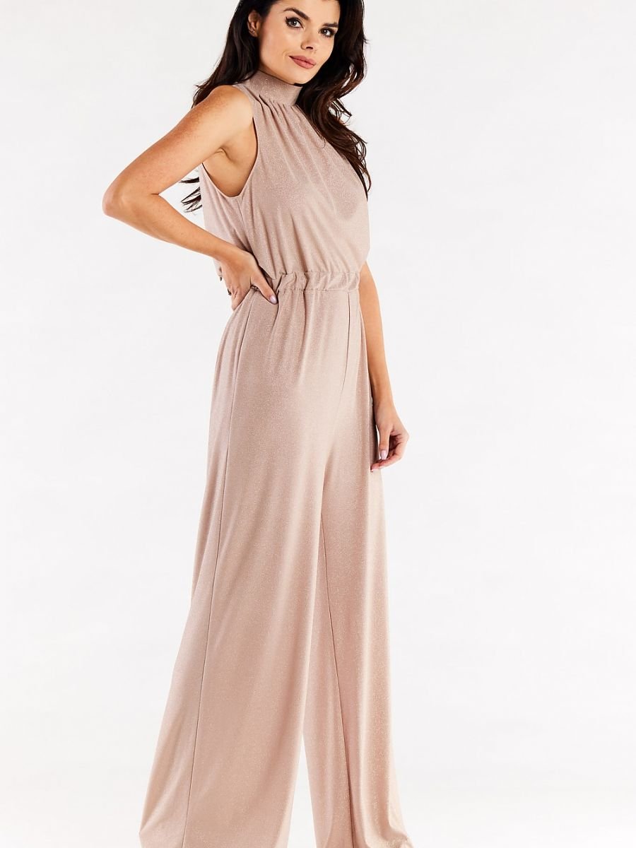 Suit model 174370 Beige by awama - Jumpsuits