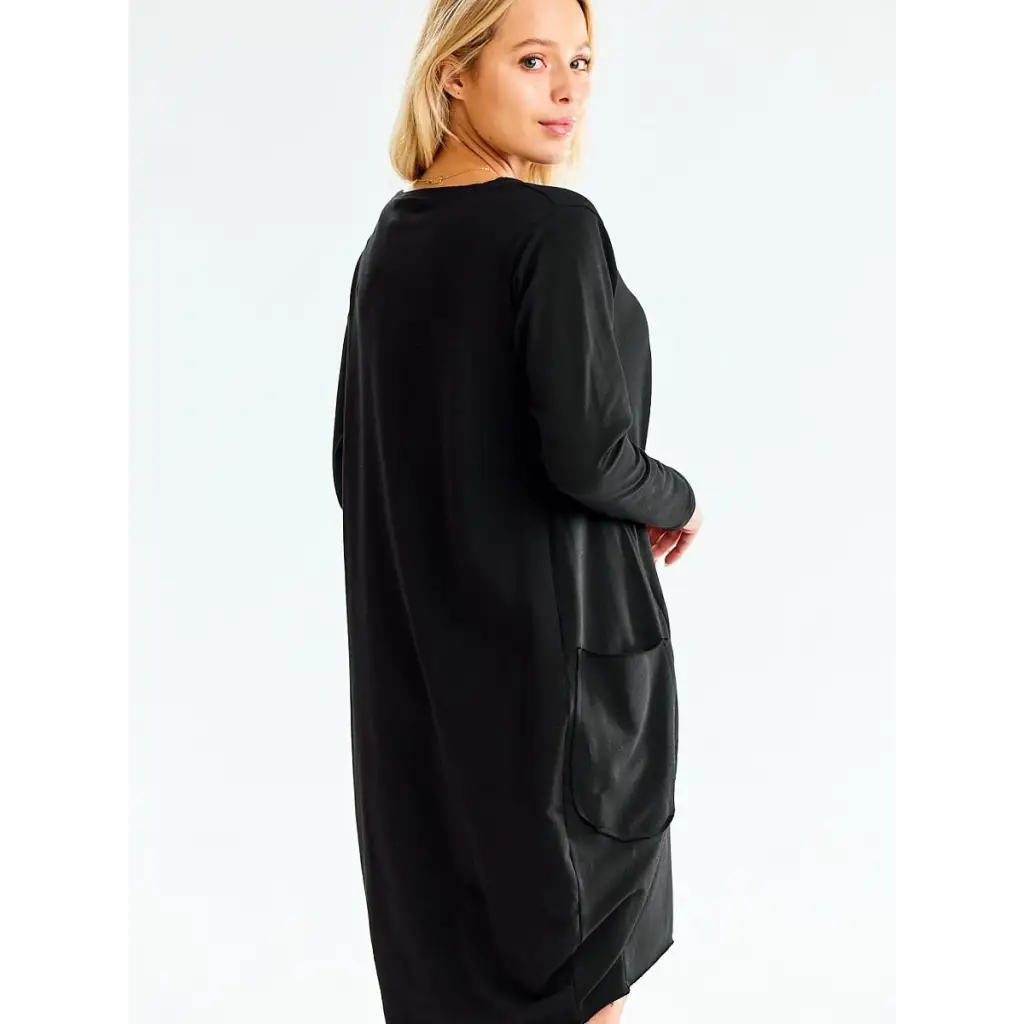 Sweatshirt Daydress model 188019 Black by Infinite You - Day