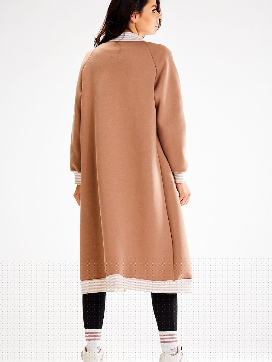 Sweatshirt model 187131 Beige by awama - Sweatshirts