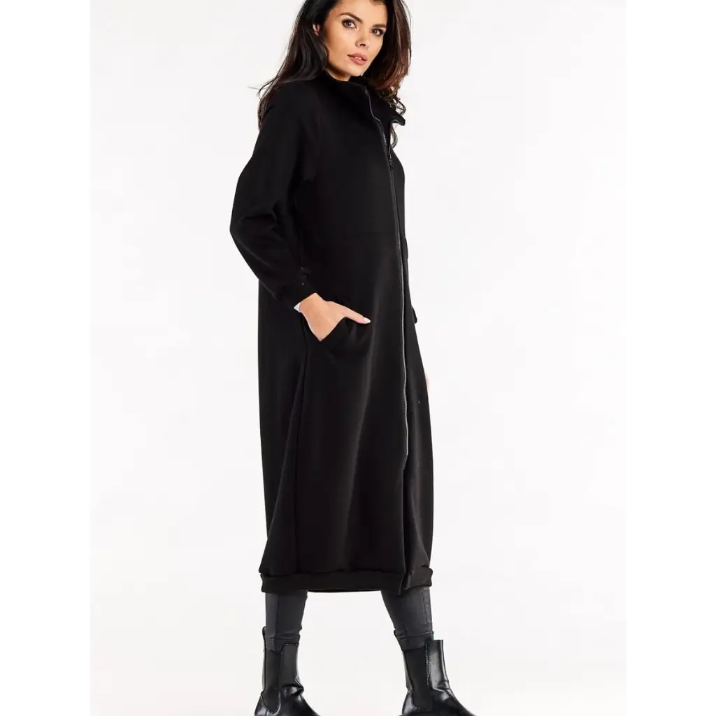 Sweatshirt model 188026 Black by Infinite You - Sweatshirts