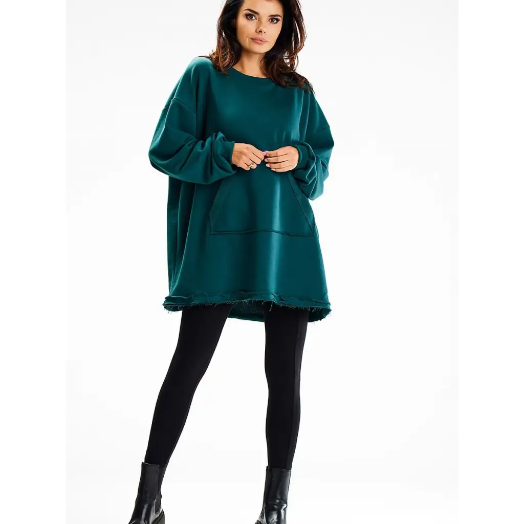 Sweatshirt model 189454 Green by Infinite You - One Size -