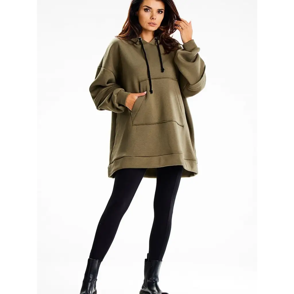 Sweatshirt model 189461 Green by Infinite You - One Size -