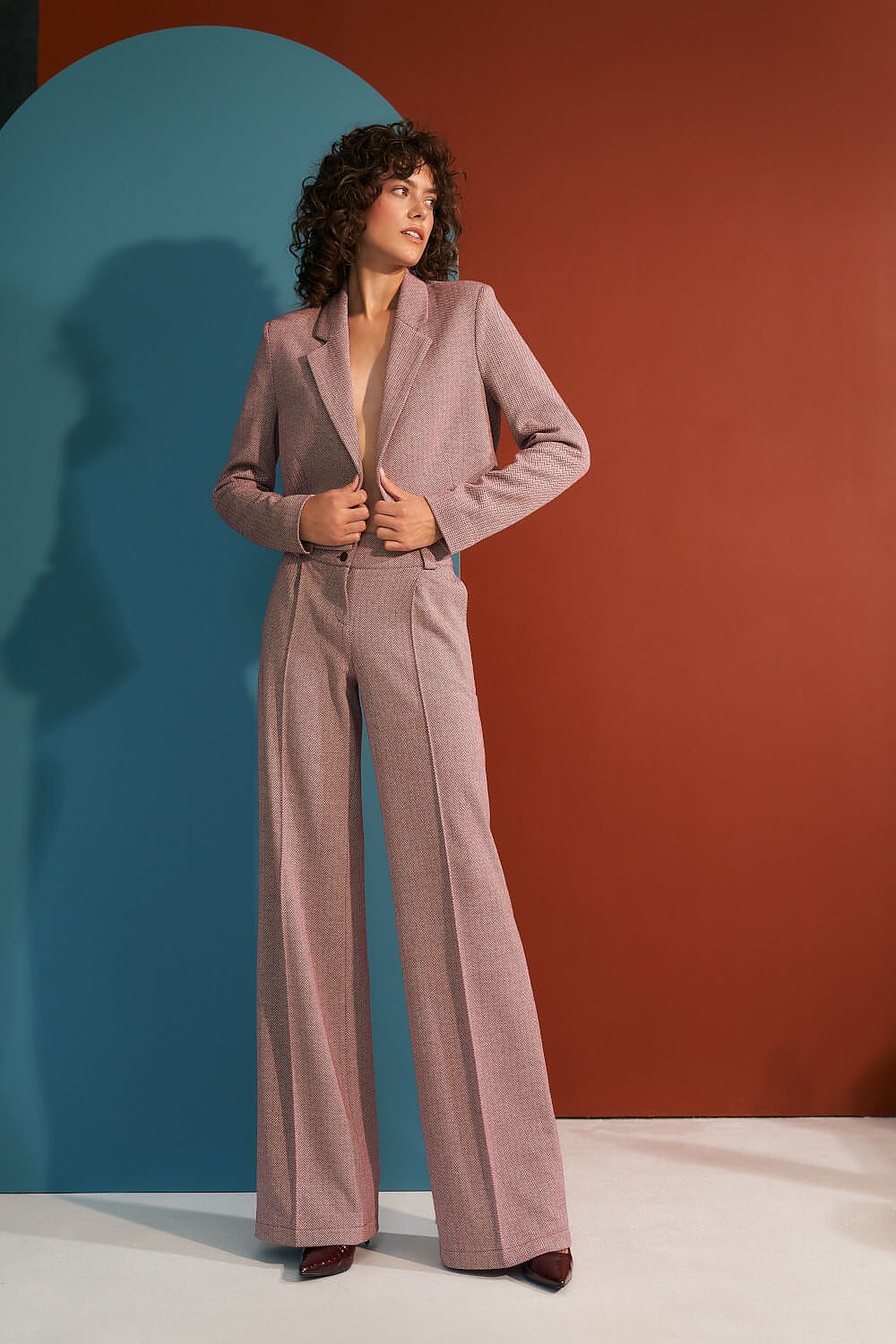 Trousers model 184592 Red by Nife - Women’s Trousers